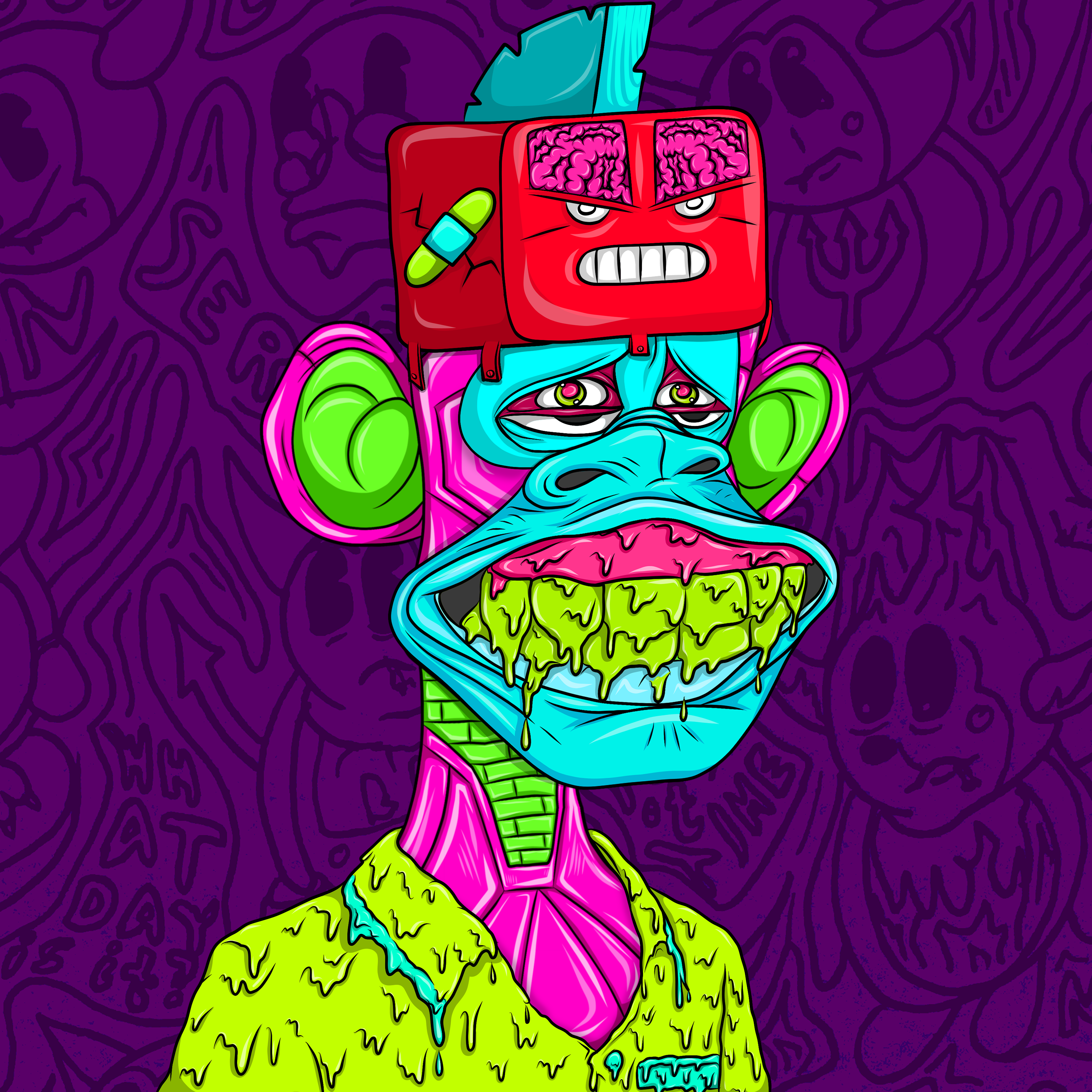 Caked Apes #121