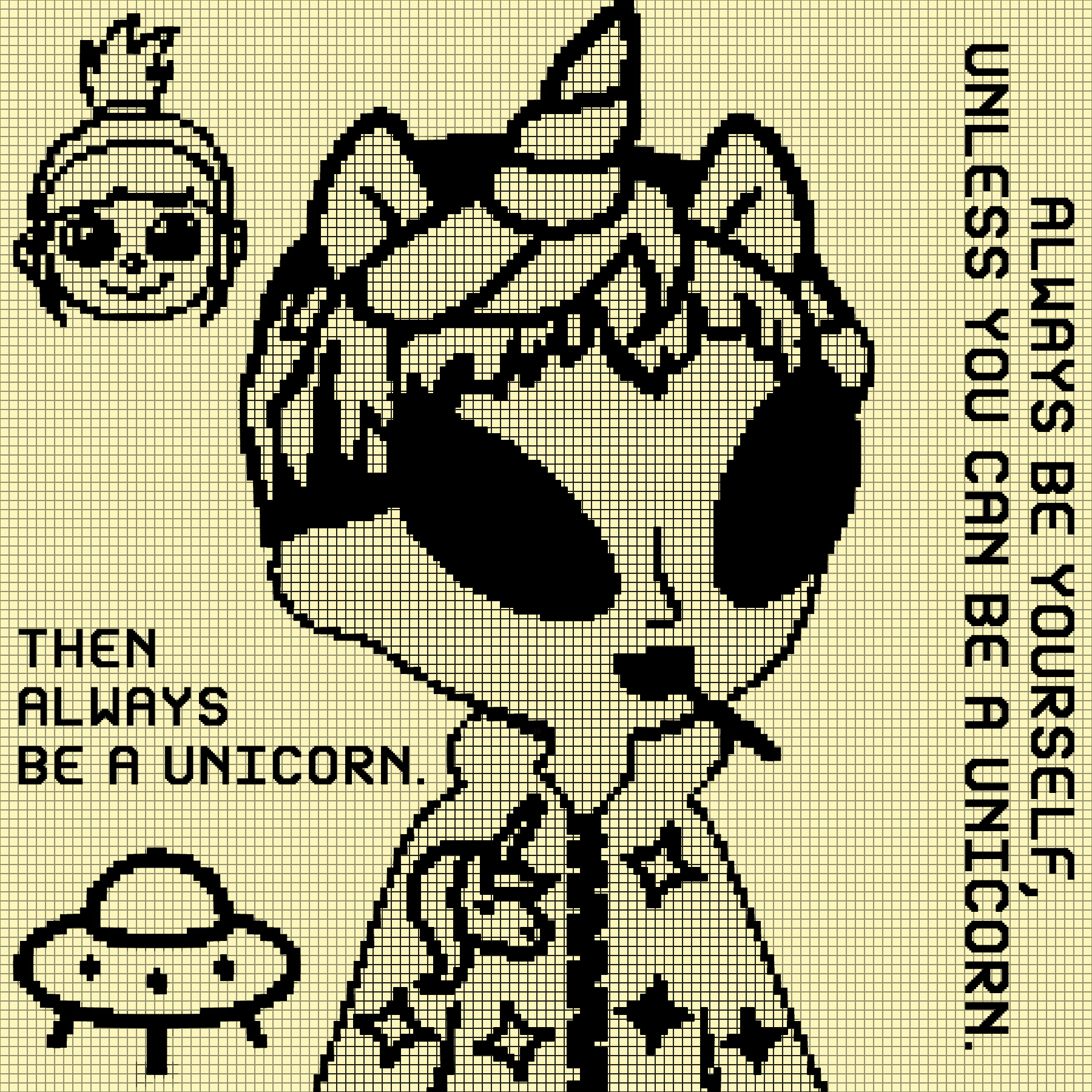 Alien Unicorn RVG #0034