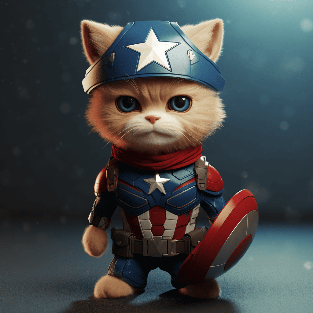 Superheroes like cats #1
