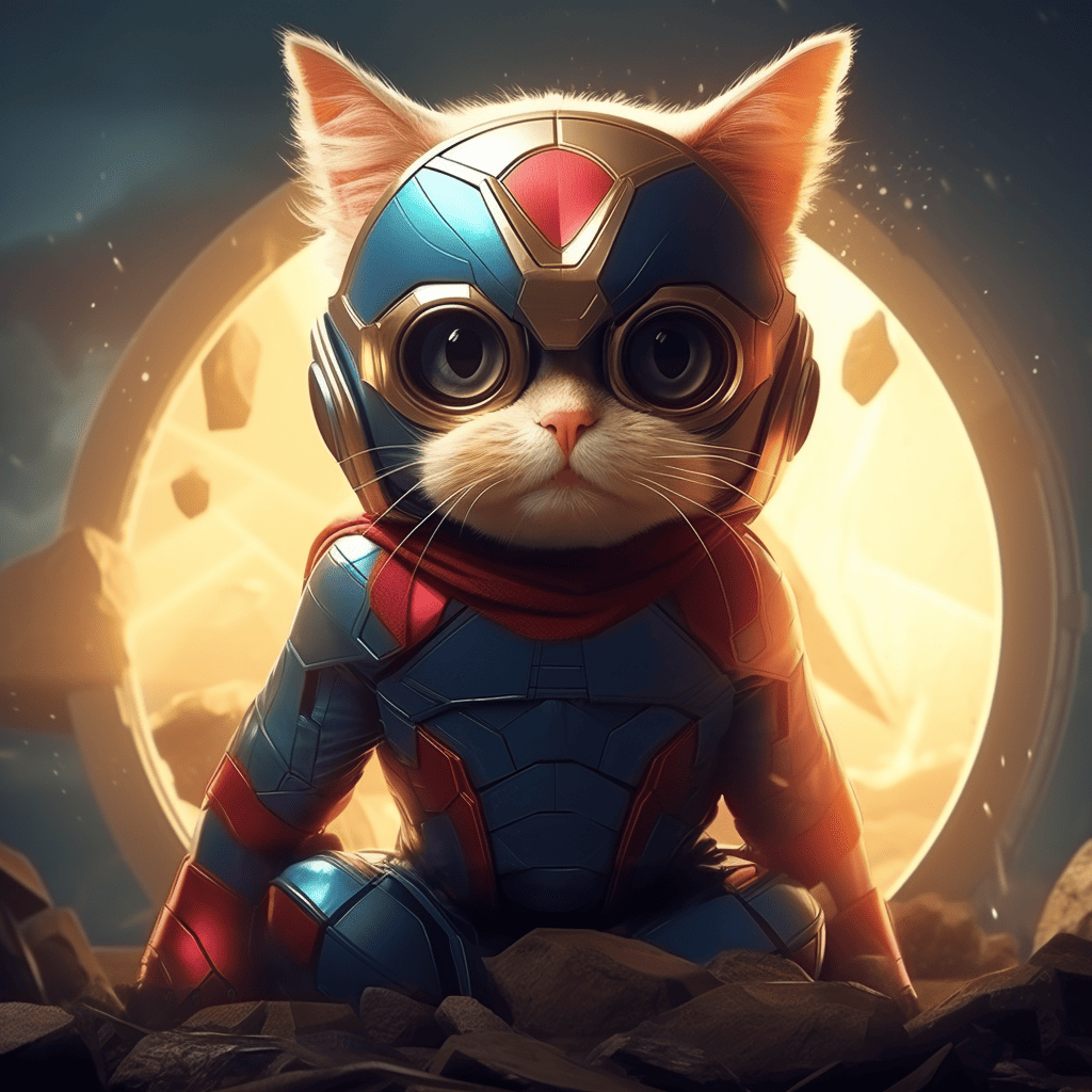 Superheroes like cats #14