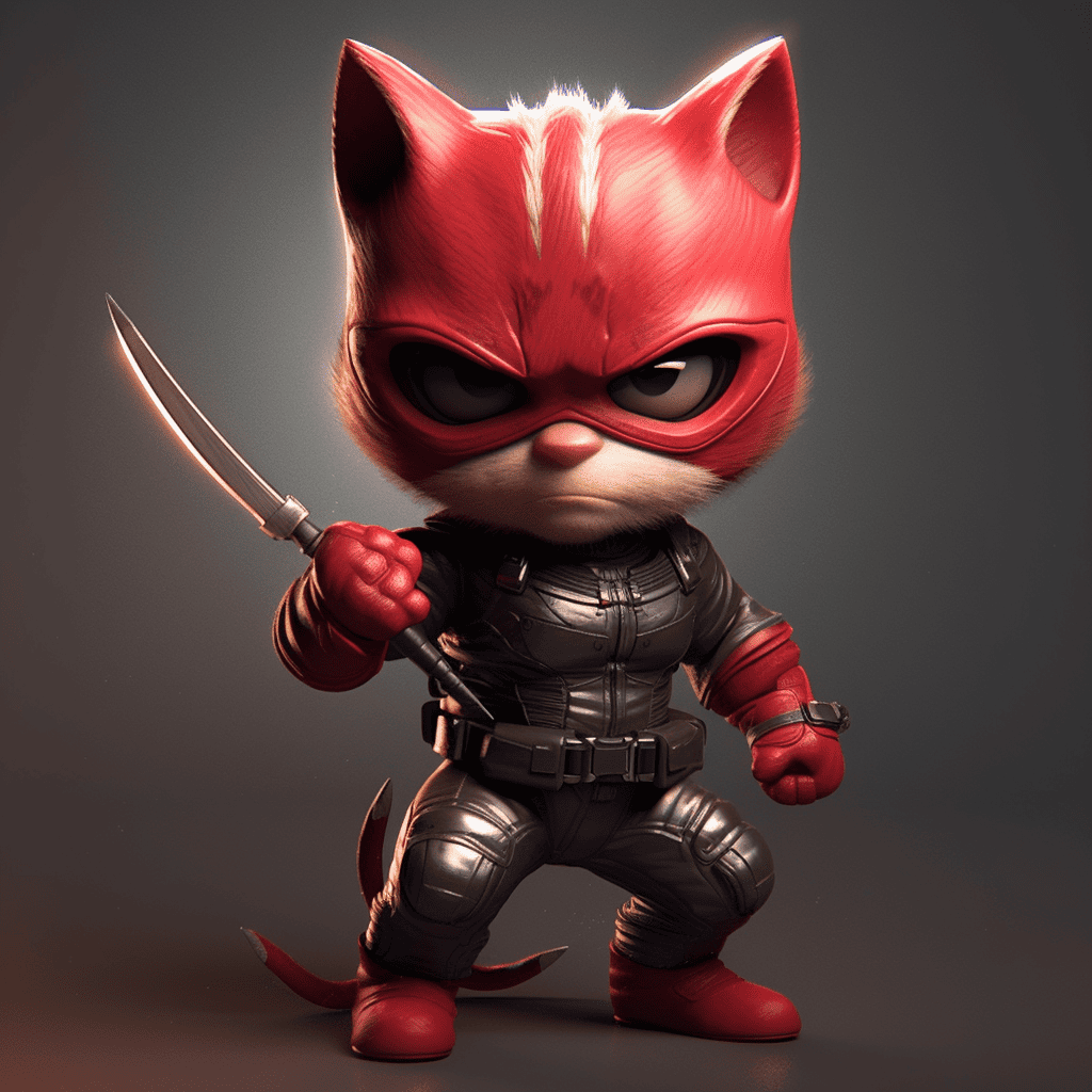 Superheroes like cats #2