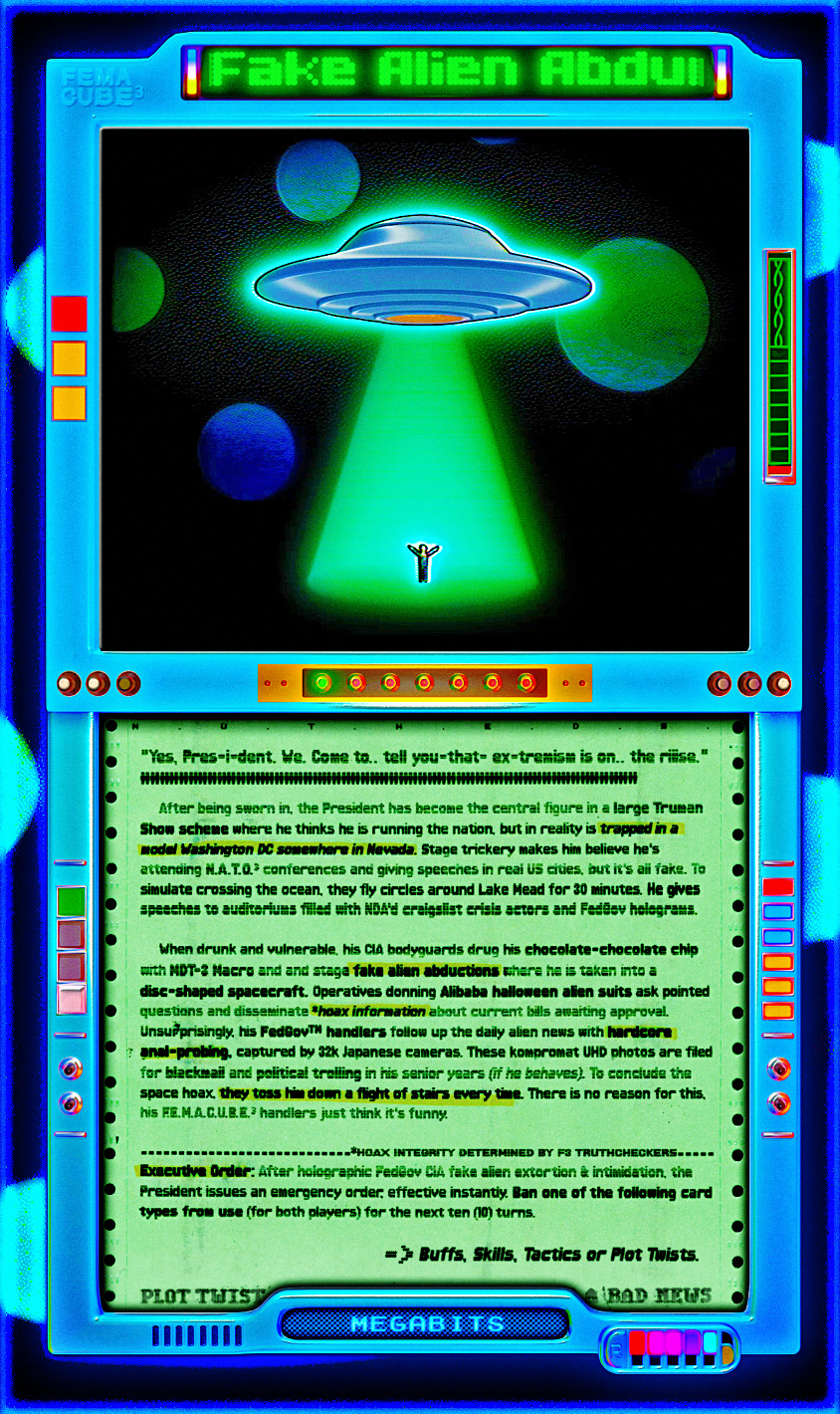 Fake Alien Abduction (Trumanned President)